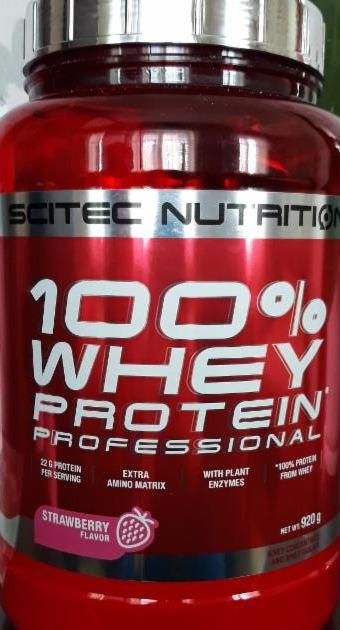 Фото - Протеїн Whey Protein Professional Полуниця Scitec Nutrition