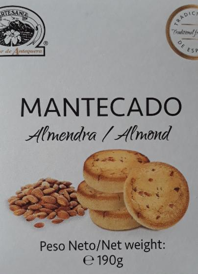 Фото - печиво пісочне Mantecado з мигдалем La Flor de Antequera