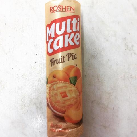 Фото - печиво-сендвіч Multicake з начинкою абрикос-крем Roshen