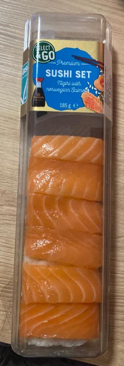 Фото - Premium Sushi set Nigiri with norwegian Salmon Select&Go
