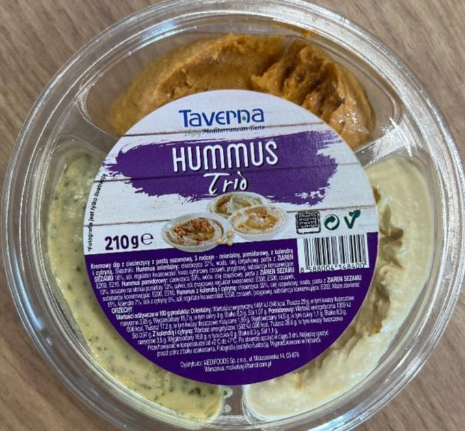 Фото - Хумус тріо Hummus trio Taverna