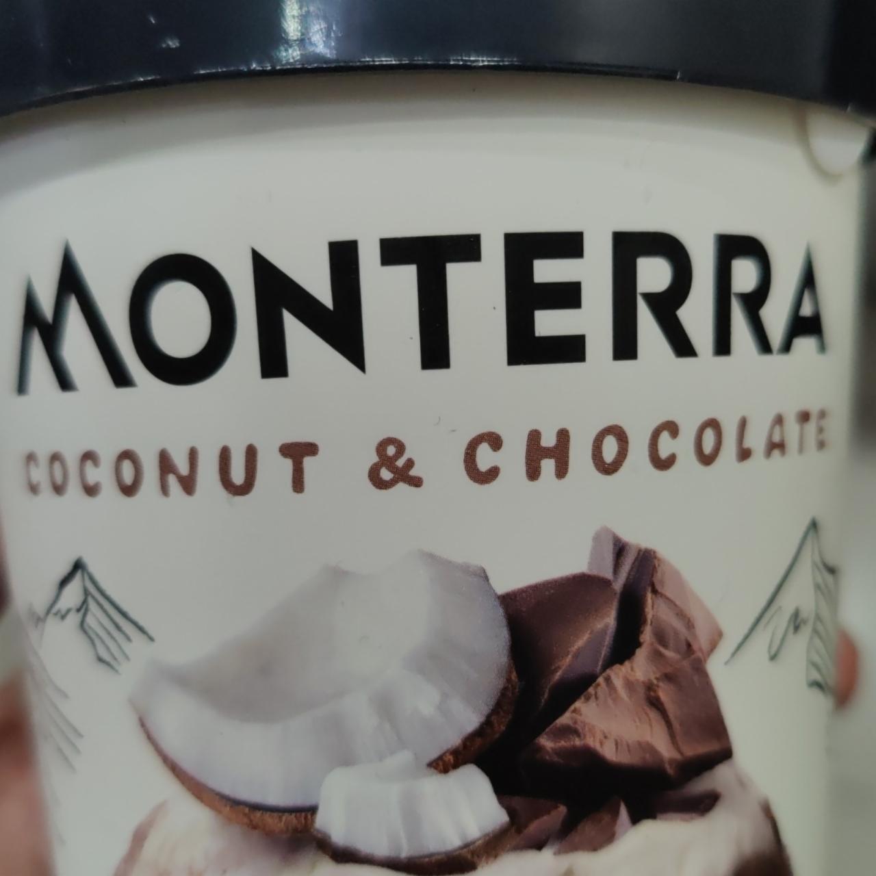 Фото - Морозиво вершкове Coconut & Chocolate Monterra