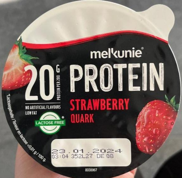 Фото - Protein strawberry Melkunie