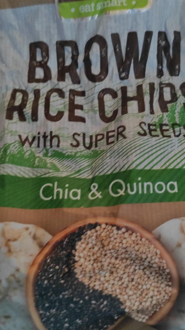 Фото - Чіпси рисові з чіа та кіноа Brown Rice Chips Rice Up!