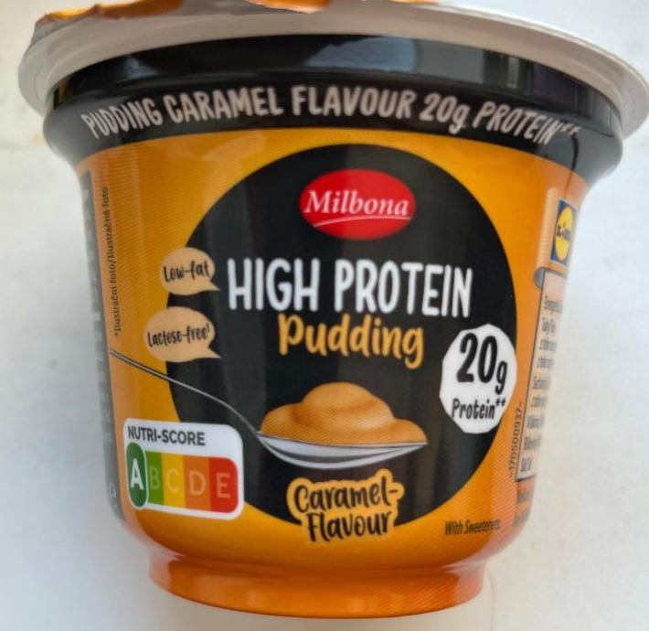 Фото - Йогурт протеїновий Pudding Caramel Flavour Pudding High Protein Milbona