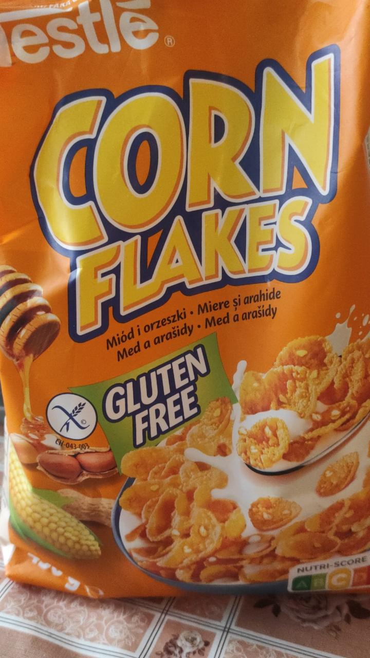 Фото - Пластівці кукурудзяні медово-горіхові Corn Flakes Nestle