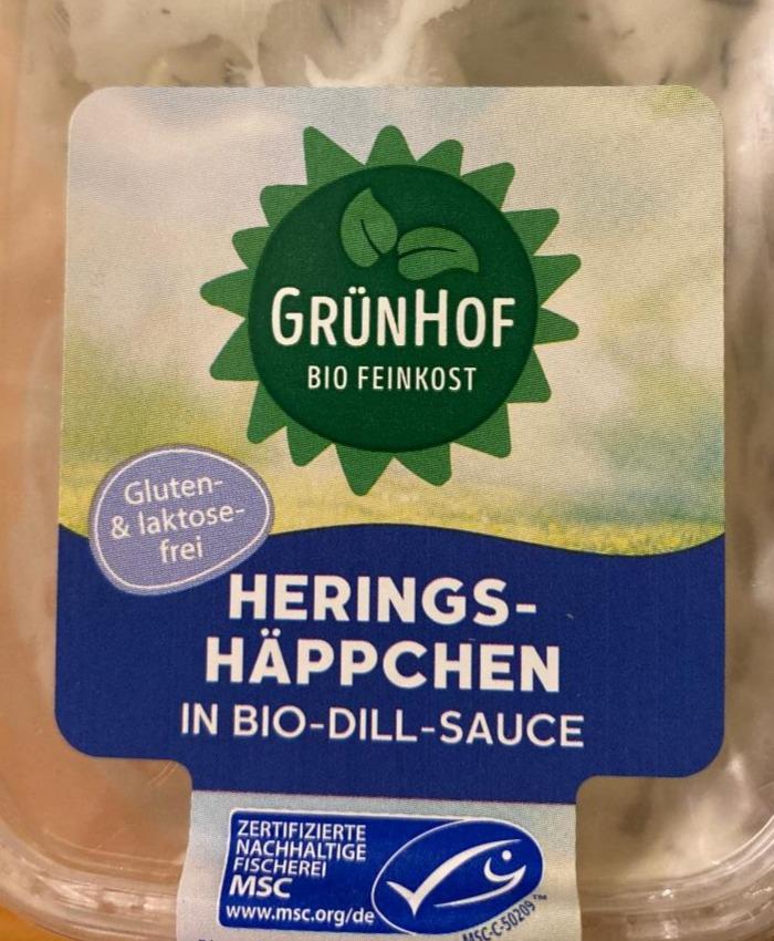 Фото - Heringshäppchen in Bio-Dill-Sauce GrünHof