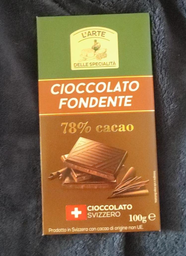 Фото - Шоколад чорний 78% Cioccolato Fondente L'Arte Delle Specialita