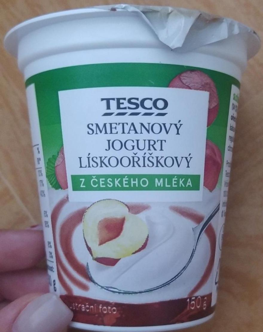 Фото - Smetanový jogurt lískooříškový Tesco