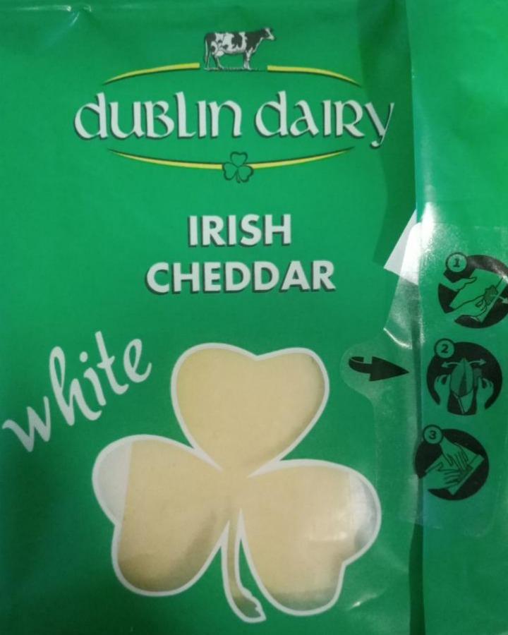 Фото - Сир 48% нарізний Irish Cheddar White Dublin Dairy