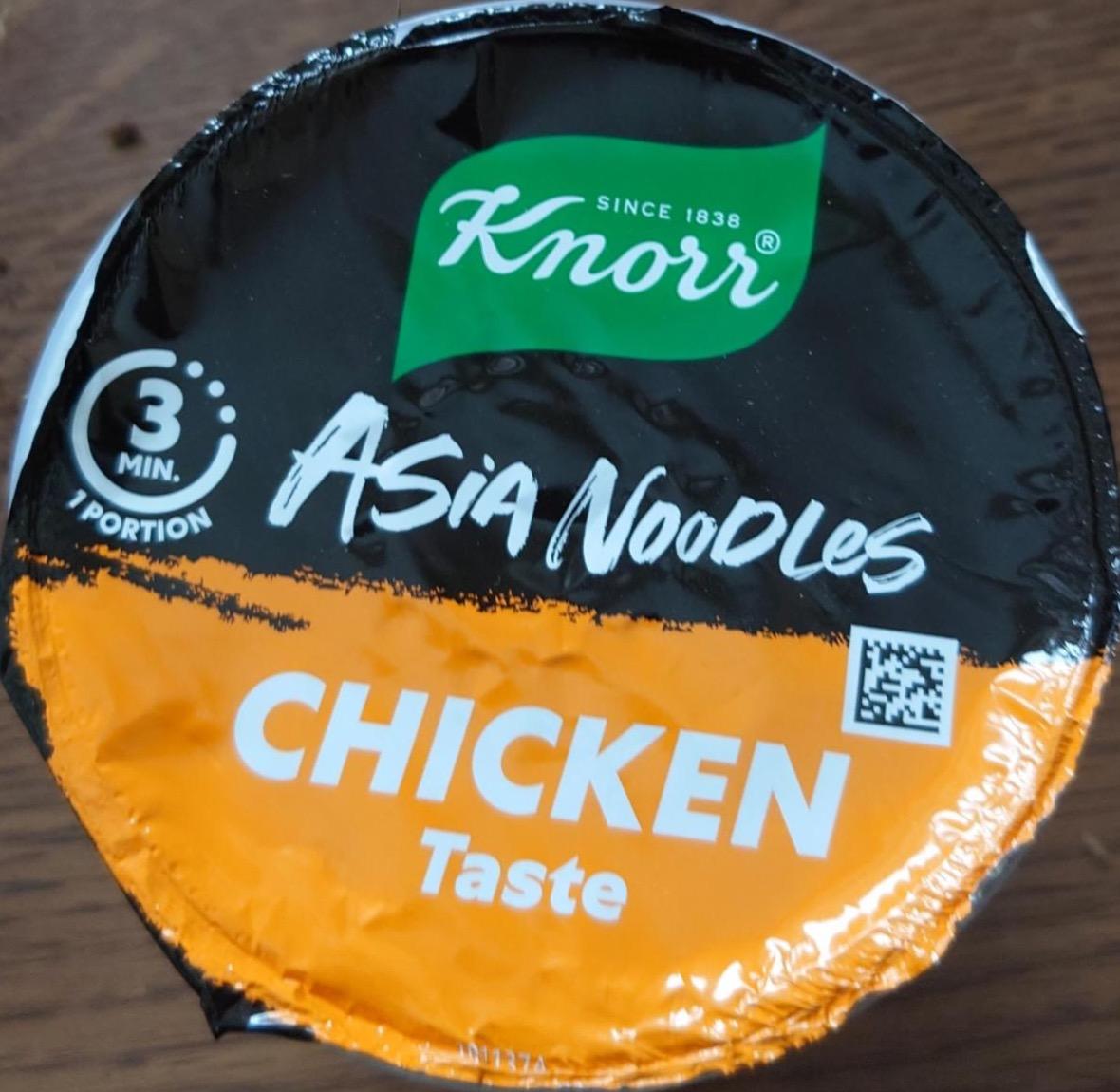 Фото - Локшина швидкого приготування Asia Noodles Chicken Taste Knorr
