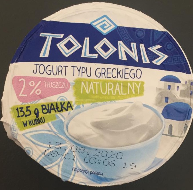 Фото - jogurt naturalny typu greckiego Tolonis