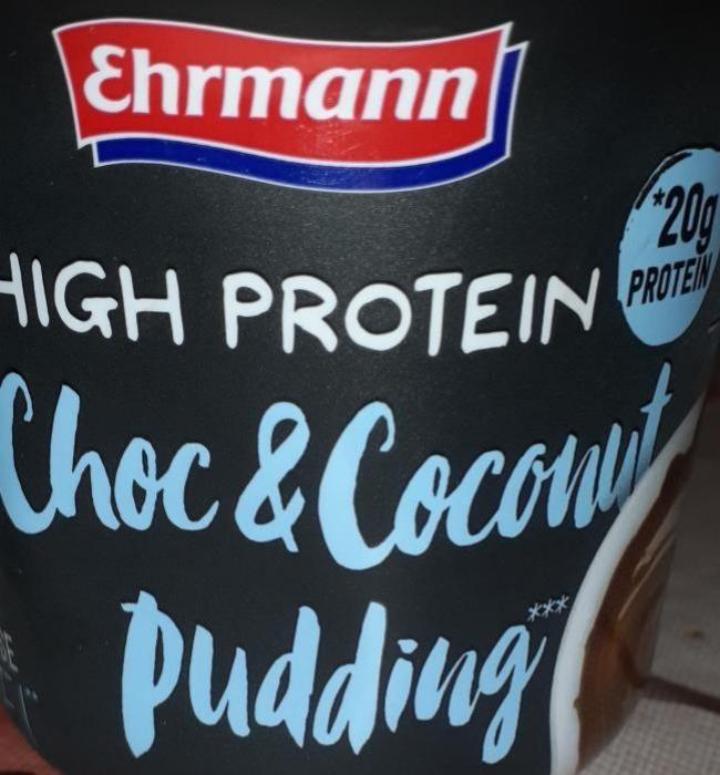 Фото - Пудинг протеїновий (кокос-шоколад) Ehrmann