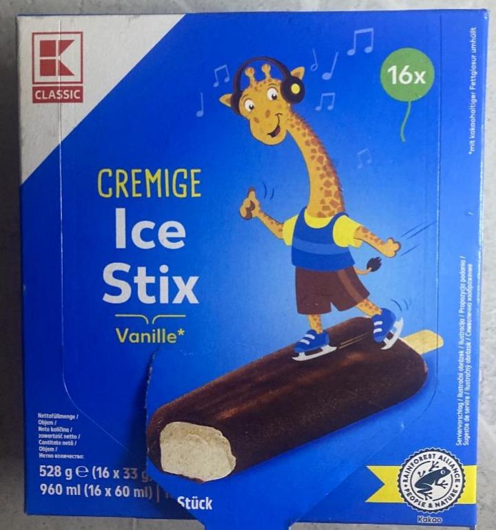 Фото - Cremige ice stix vanille K-classic