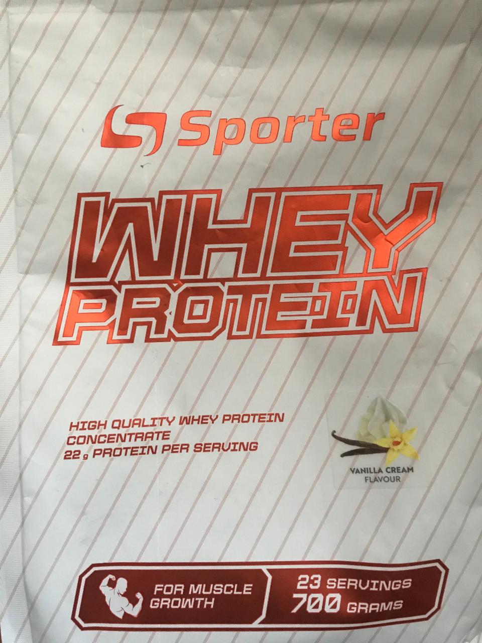 Фото - Протеїн Whey Protein Vanilla Cream Sporter