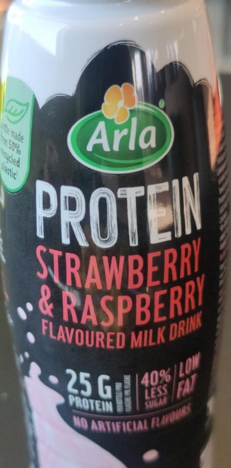 Фото - Arla Protein Drink mit Erdbeer-Himbeer Geschmack Arla Foods