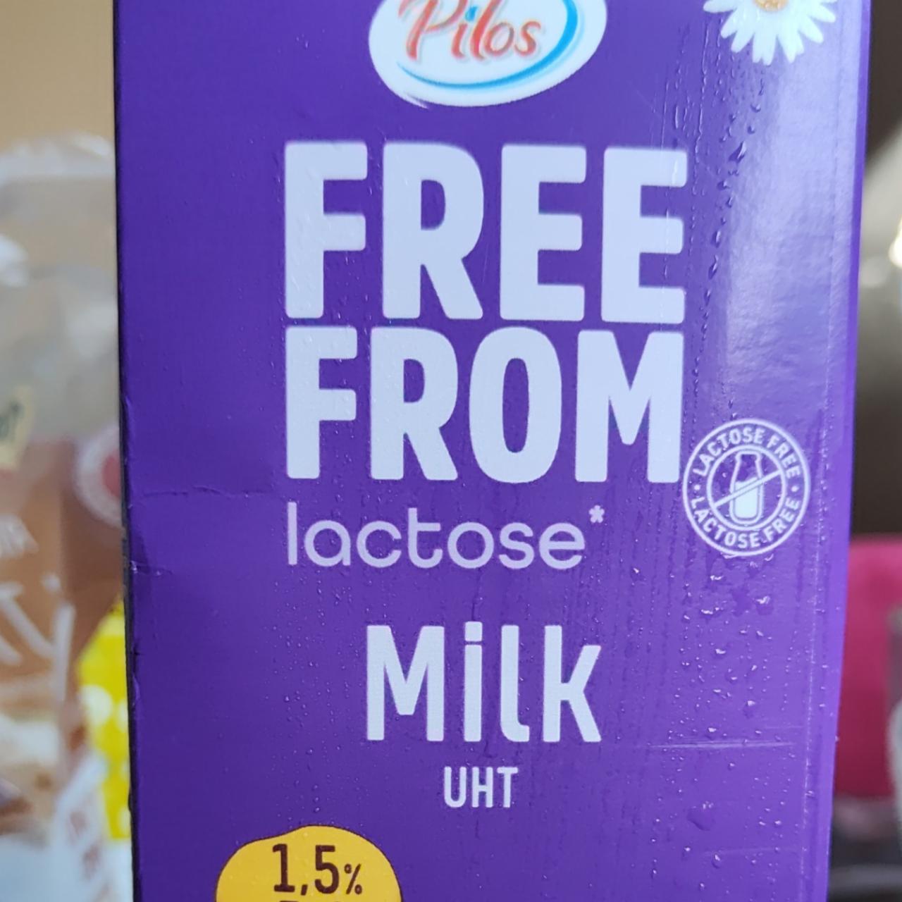 Фото - Молоко 1.5% безлактозне Free From Lactose Milk Pilos