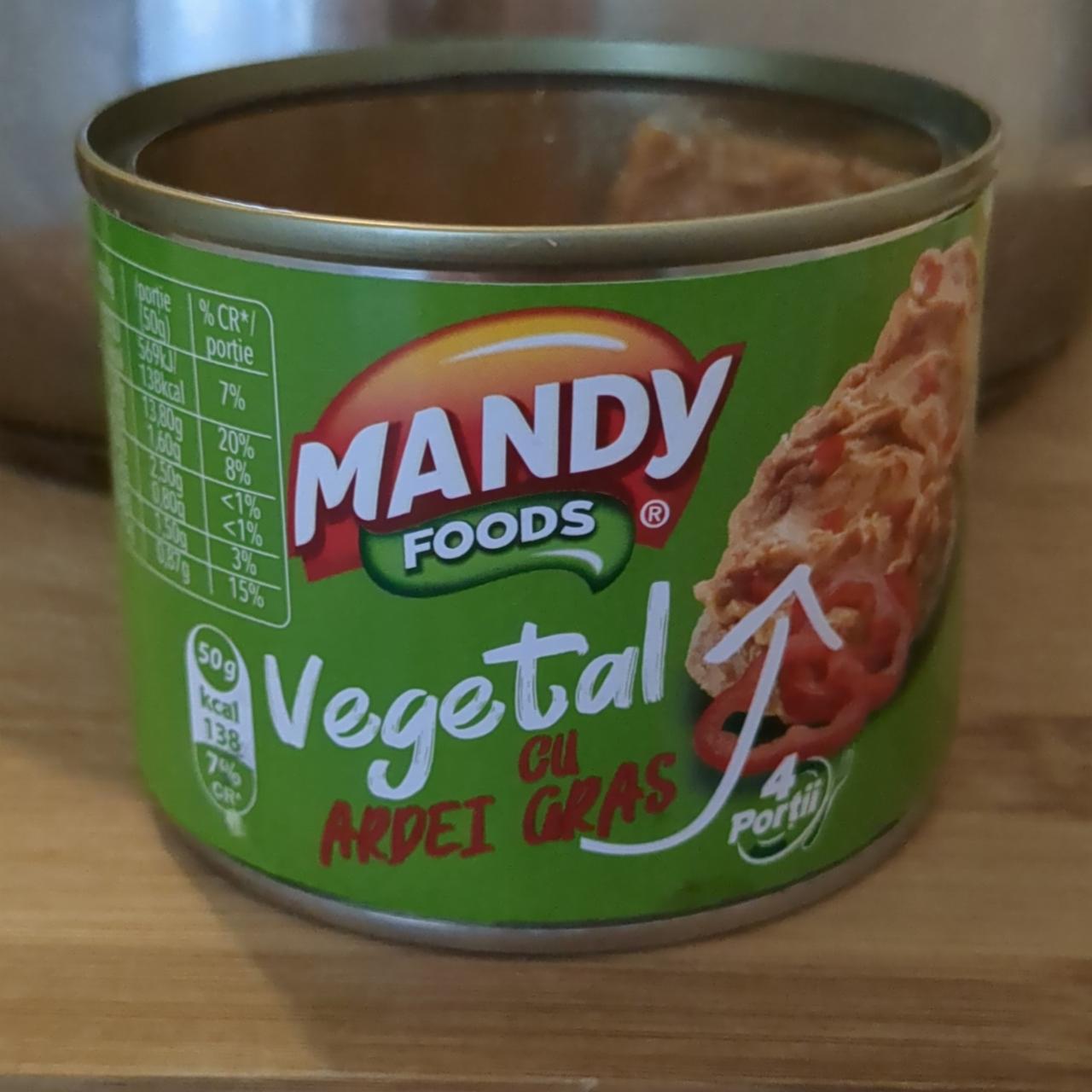 Фото - Паштет овочевий з червоним перцем Vegetal Mandy Foods