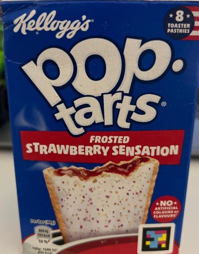 Фото - Pop-tarts Frosted Strawberry Sensation 4x2 Stück Kellogg's