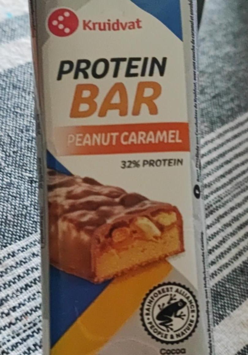 Фото - Батончик протеїновий Peanut Caramel Protein Bar Kruidvat