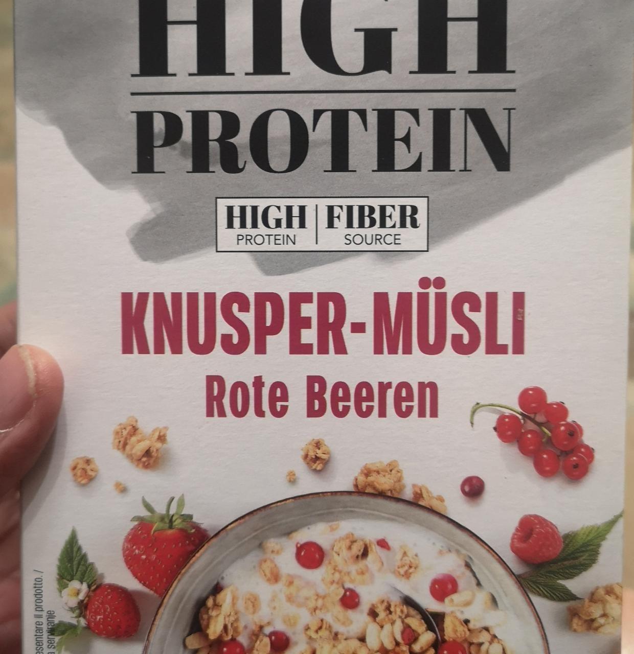 Фото - High Protein Knusper Müsli Rote Beeren Spar