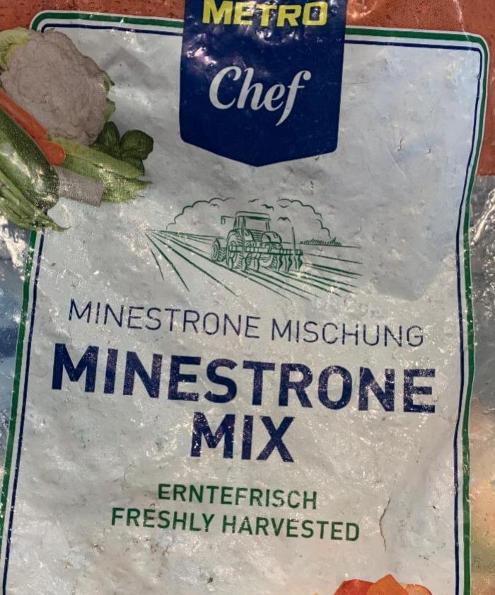 Фото - Овочева суміш Minestrone швидкозаморожена з квасолею барлотті та базиліком Metro Chef
