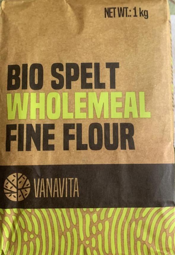 Фото - Bio spelt wholemeal fine flour Vanavita