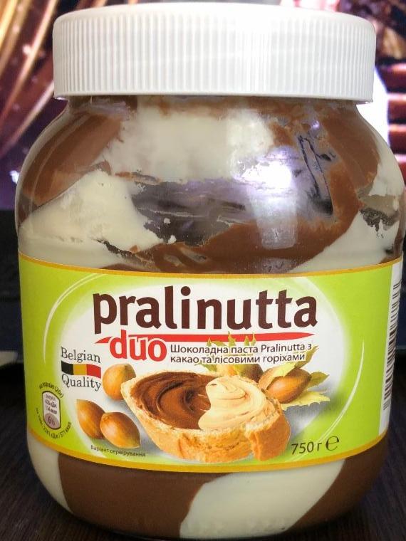 Фото - шоколадна паста з какао та лісовими горіхами ДУО Pralinutta