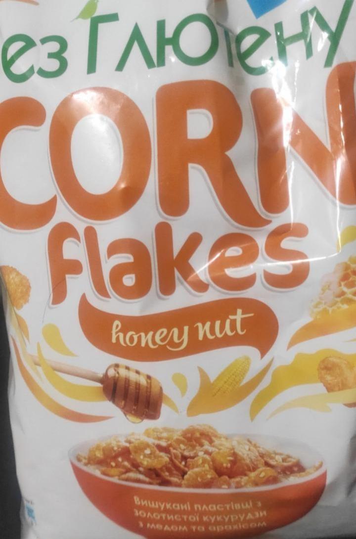 Фото - Готовий сухий сніданок Honey Nut Corn Flakes З вітамінами Nestle