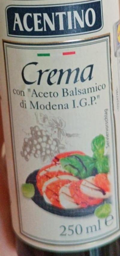 Фото - Crème avec vinaigre balsamique de molène Acentino