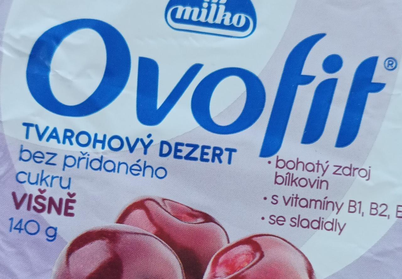 Фото - Сирковий десерт Ovofit вишневий Milko