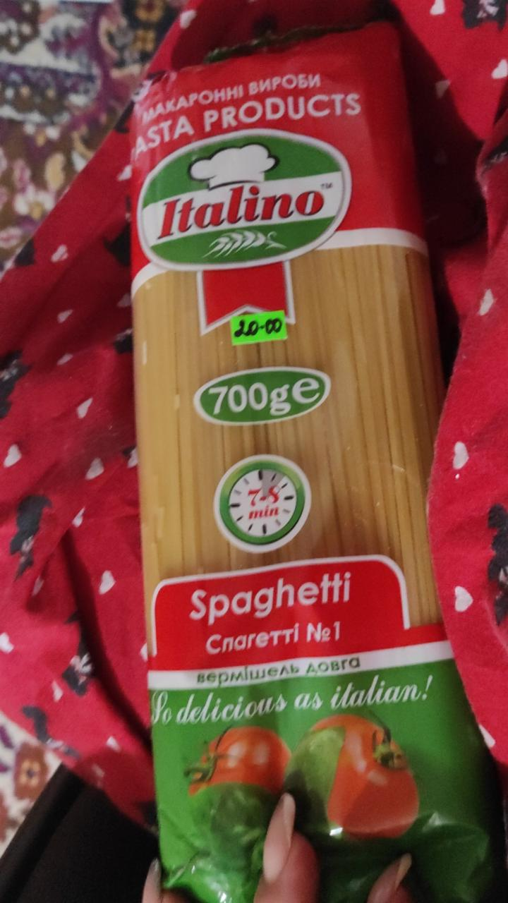 Фото - Макаронні вироби спагетті Italino