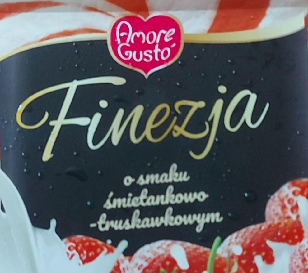 Фото - Морозиво Finezja зі смаком вершків і полуниці Amore Gusto