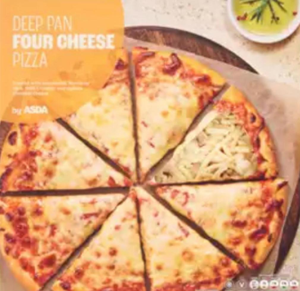 Фото - Deep Pan Four Cheese Pizza Asda