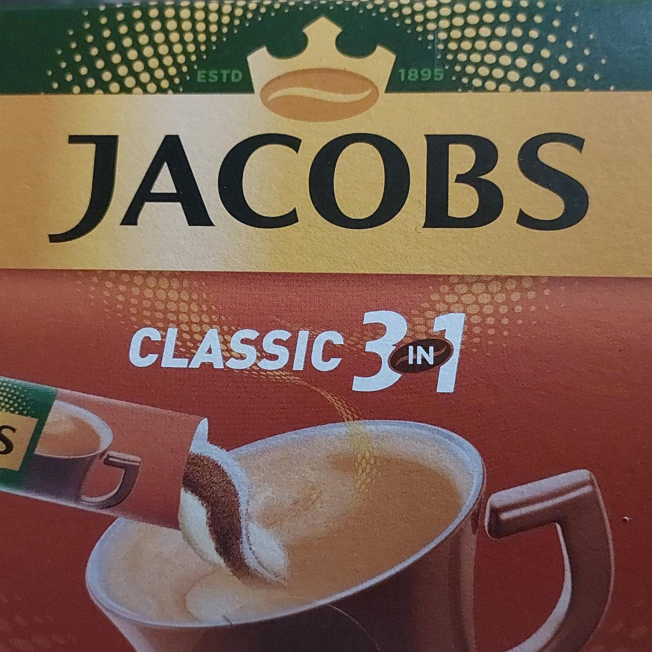 Фото - Напій кавовий розчинний 3в1 Classic Jacobs