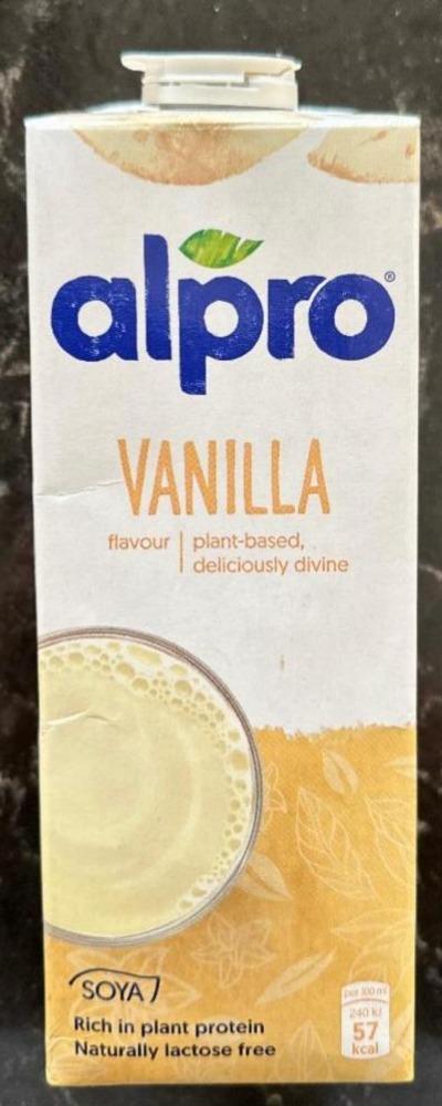 Фото - Напій соєвий з ванільним смаком Alpro