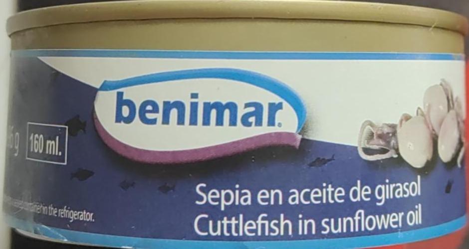 Фото - Cuttlefish in sunflower oil Benimar