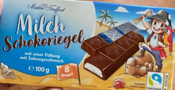 Фото - Німецька шоколадка Milch Schokoriegel Maіtre Truffout