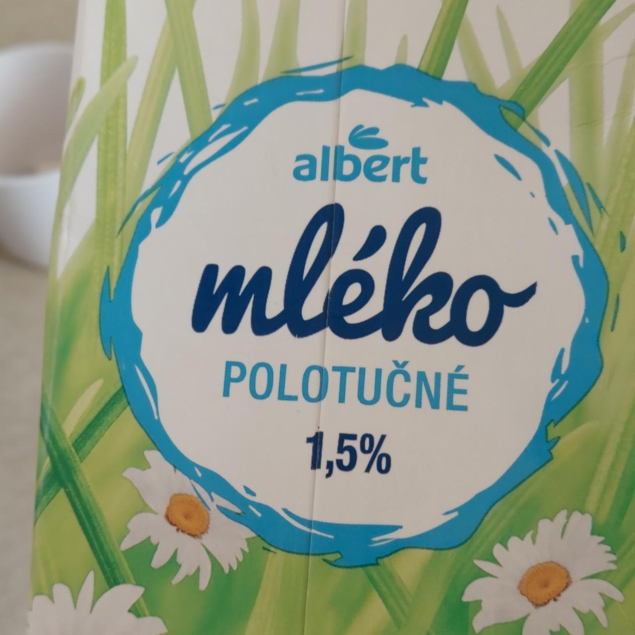 Фото - Mleko 1.5% polotucne Albert