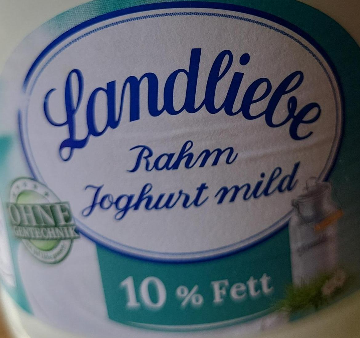 Фото - Rahm Joghurt mild 10% Fett Landliebe