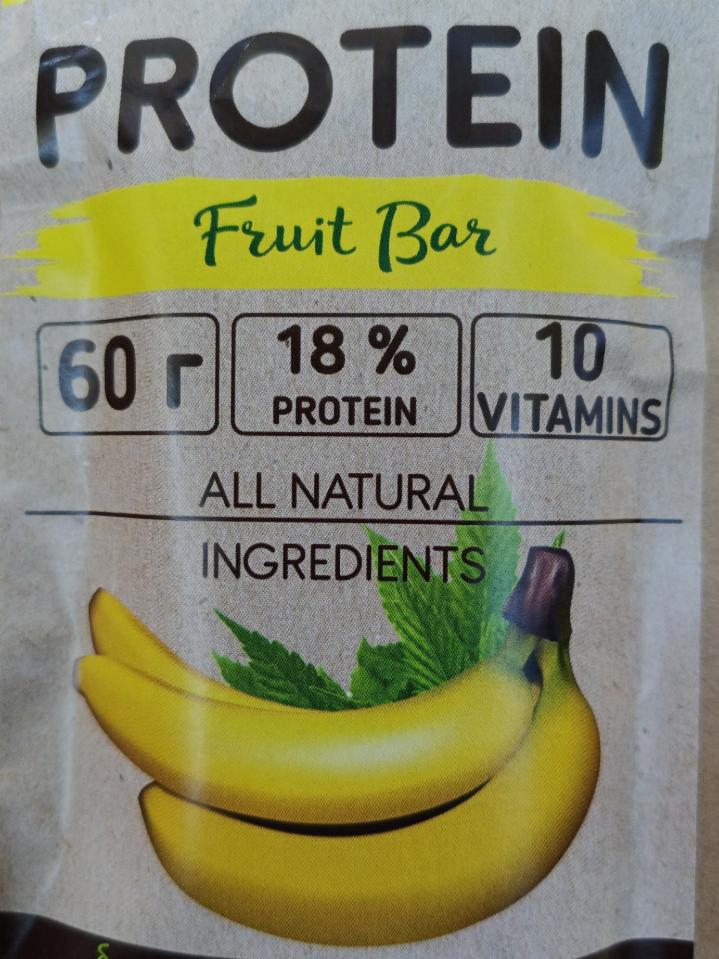 Фото - Протеїновий фруктовий батончик зі смаком банана Multisnack