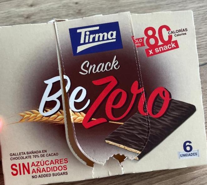 Фото - Печиво в чорному шоколаді без цукру Be Zero Tirma
