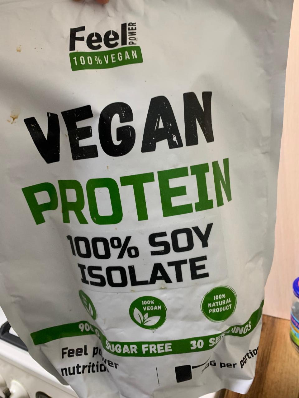 Фото - Vegan Protein 100% Sov Isolate Feel Power