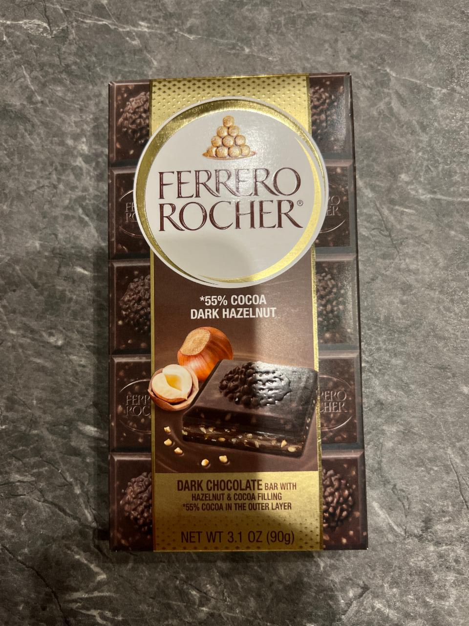 Фото - Шоколад 55% чорний з лісовими горіхами Ferrero Rocher