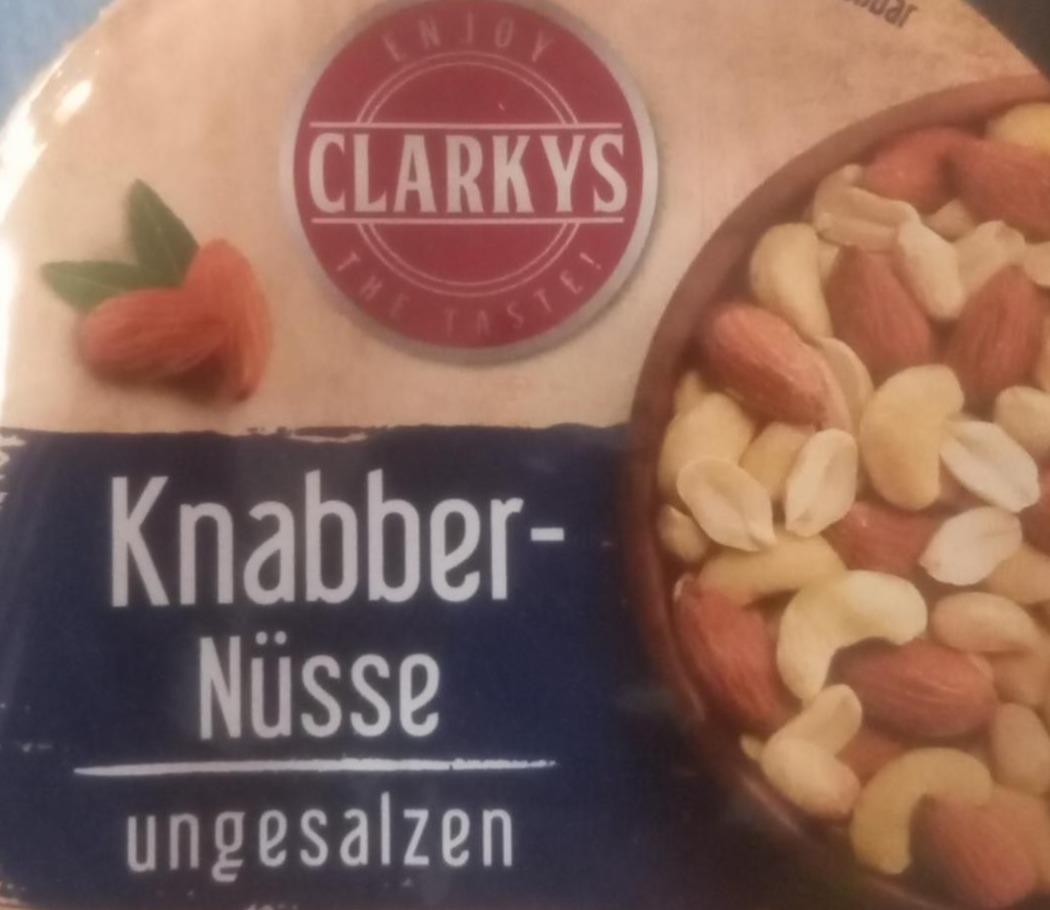 Фото - Несолоні закусочні горіхи Knabber-Nüsse ungesalzen Clarkys