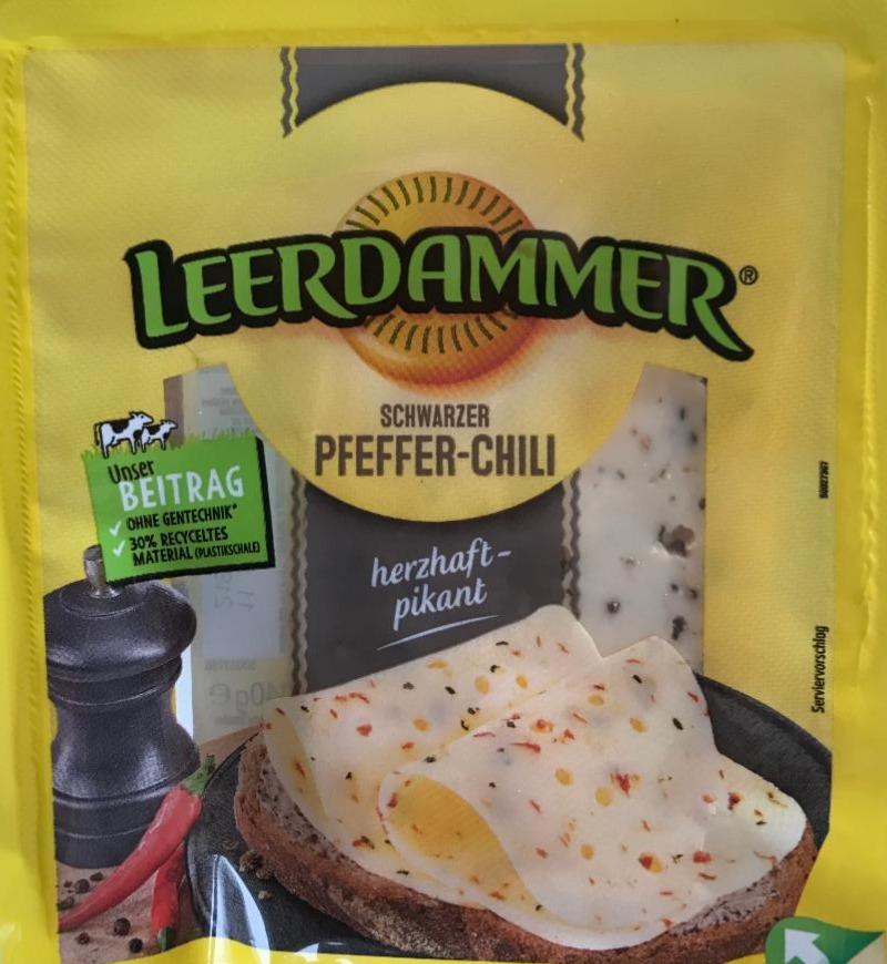 Фото - Сир скибками зі смаком перця цілі Leerdammer