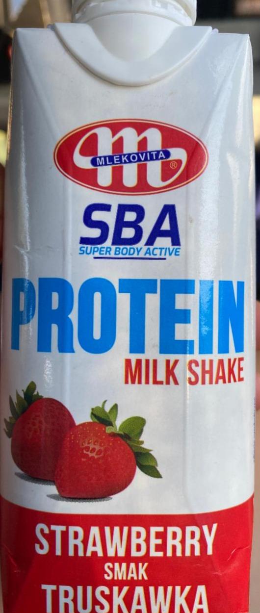 Фото - Super Body Active Protein milk Shake smak truskawkowy Mlekovita