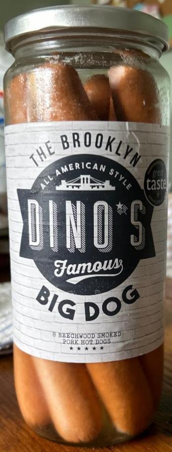 Фото - The brooklyn big dog beechwood smoked pork hot dogs Dino's Famous