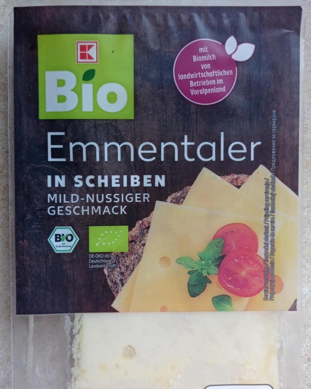 Фото - Bio Emmentaler In Scheiben 45% Fett K-Classic