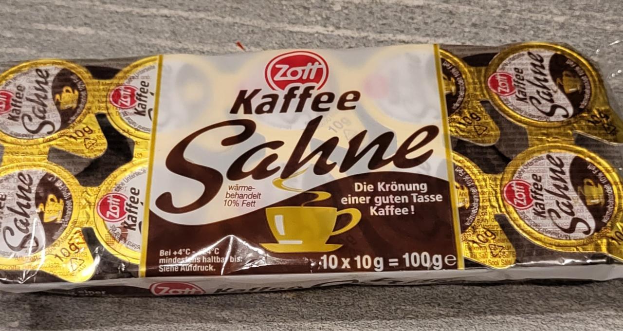 Фото - Вершки 10% Sahne Kaffee Zott